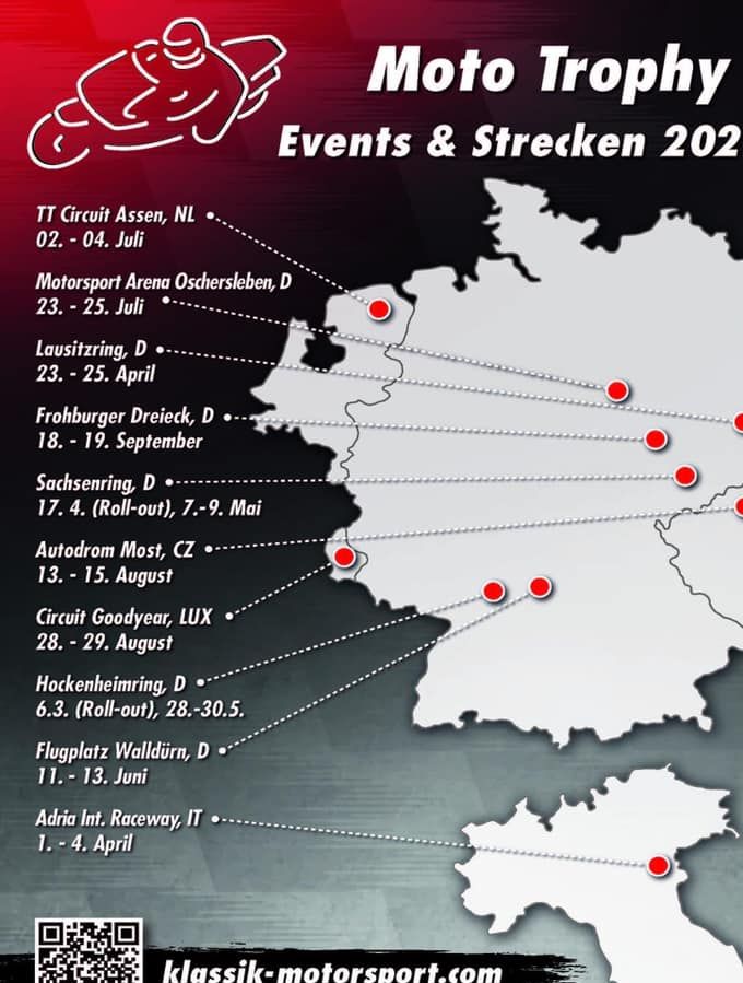 Race kalender Tysk serie